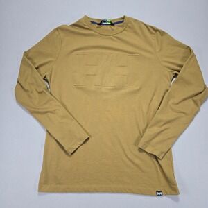 Helly Hansen Embroidered HH logo Mens Long Sleeve T-Shirt, Crew Neck‎ Size M